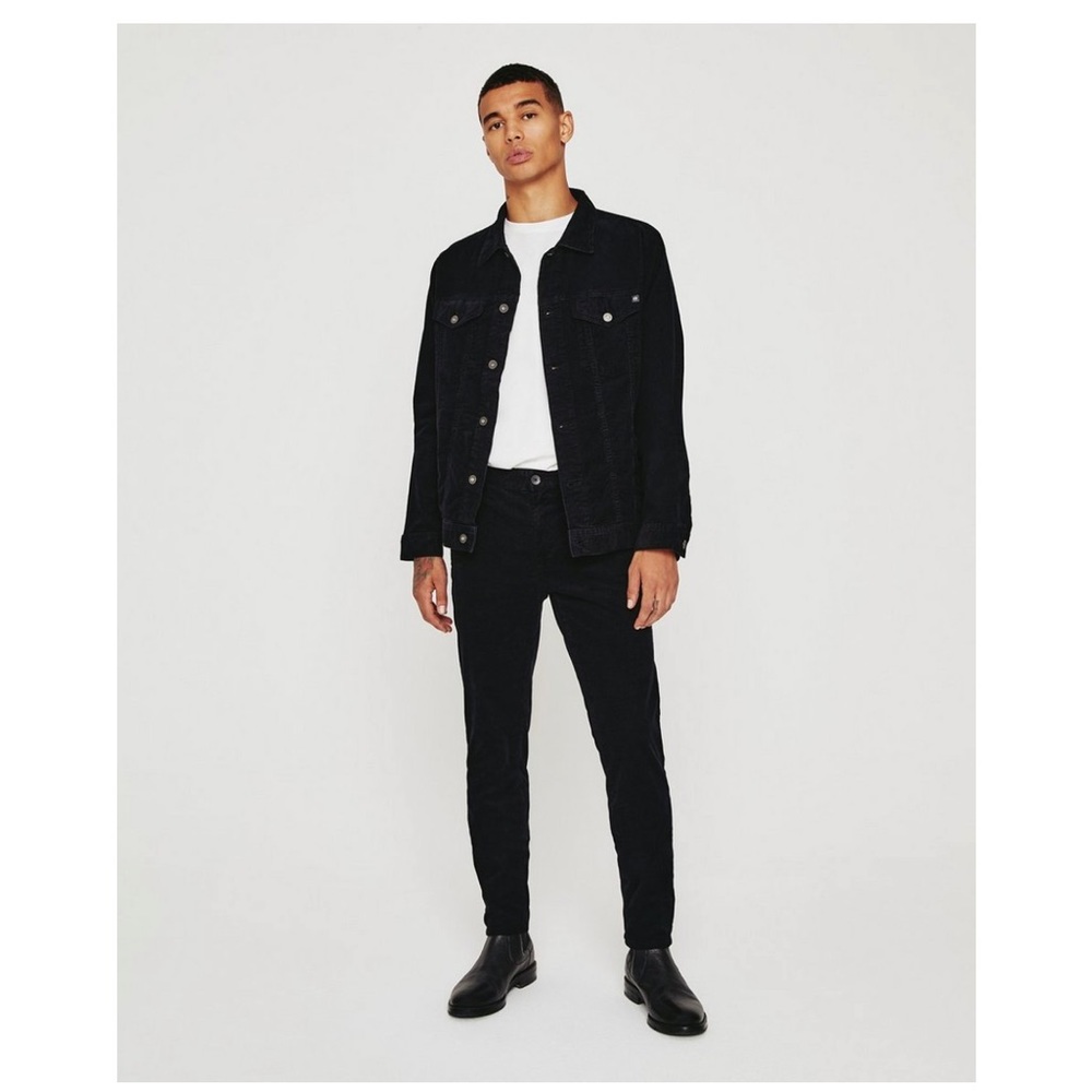AG Men’s Dart Black Jean Jacket (0008)